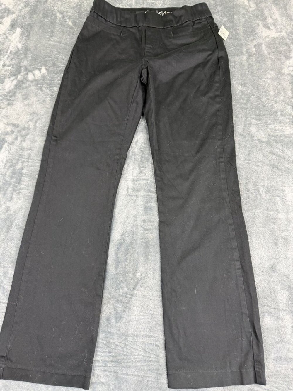 Styleup Womens Black Straight Leg Casual Pants 8